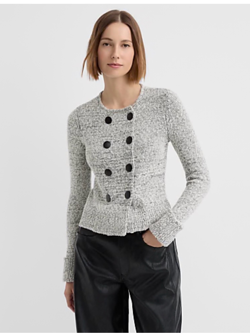 LOFT Double Breasted Sweater Cadigan Size M EUC